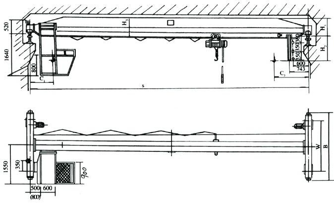 LD型電動單梁橋式起重機 LD型電動單梁橋式起重機