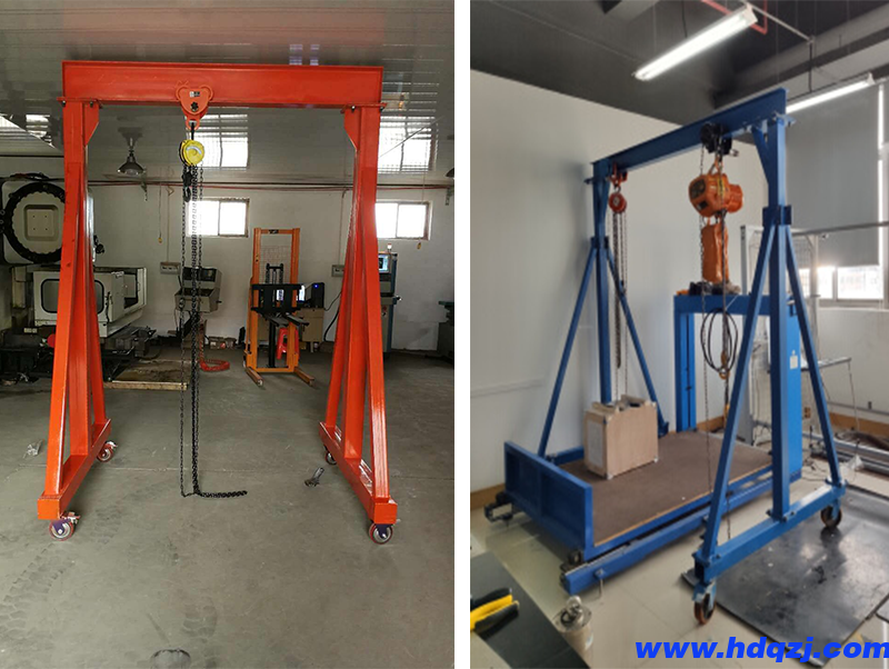 小型移動(dòng)起重龍門(mén)架