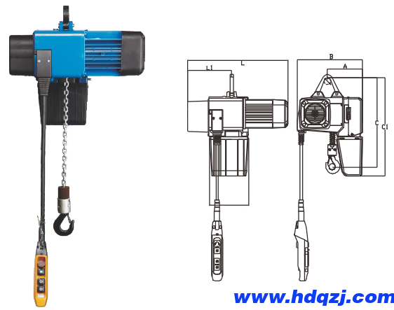 PK新型環鏈電動葫蘆 PK新型環鏈電動葫蘆