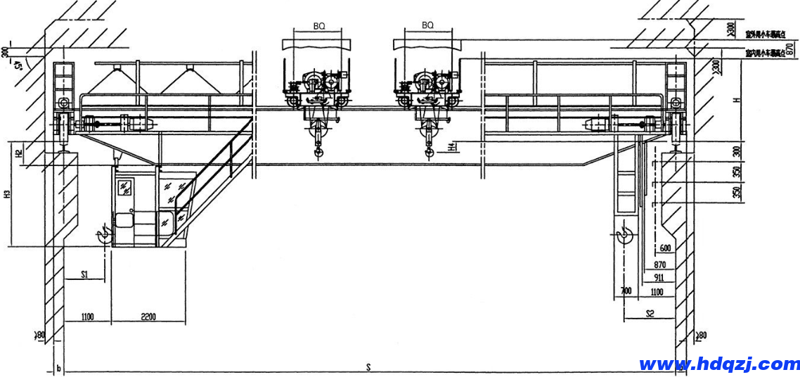 QE型雙梁橋式起重機 QE型雙梁橋式起重機